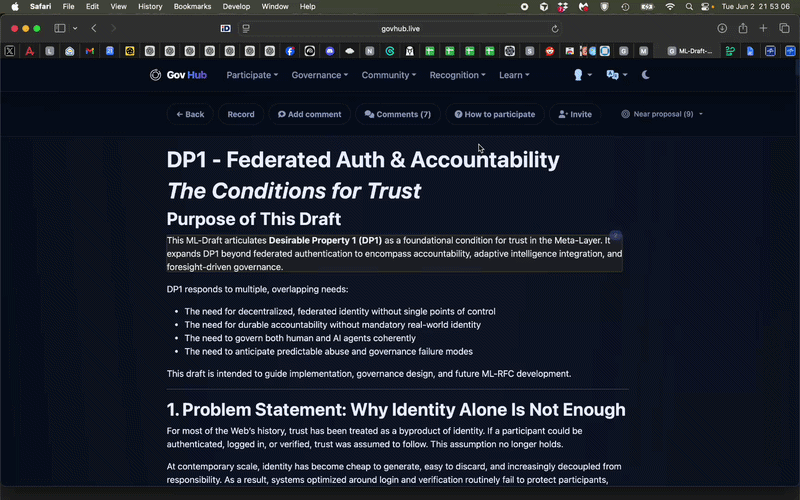 Demonstration: inviting someone to edit the document